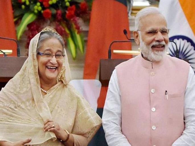 Sheikh Hasina's party won election in Bangladesh, Pm modi congratulate shaikh haseena | बांग्लादेशमध्ये चौथ्यांदा 'शेख हसीना', मोदींनी दिल्या फोनवरुन शुभेच्छा Sheikh Hasina's party won election in Bangladesh, Pm modi congratulate shaikh haseena | बांग्लादेशमध्ये चौथ्यांदा 'शेख हसीना', मोदींनी दिल्या फोनवरुन शुभेच्छा