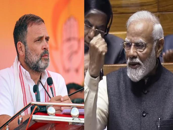 PM Modi was not born in the OBC category. He was born Teli caste in Gujarat - Rahul Gandhi | PM मोदी हे जन्माने ओबीसी नाहीत, त्यांचा जन्म तर...; राहुल गांधींच्या दाव्याने खळबळ PM Modi was not born in the OBC category. He was born Teli caste in Gujarat - Rahul Gandhi | PM मोदी हे जन्माने ओबीसी नाहीत, त्यांचा जन्म तर...; राहुल गांधींच्या दाव्याने खळबळ