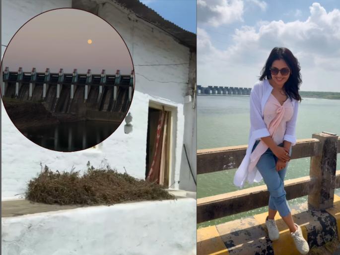 shubhangi atre went back to her village after 25 years shares glimpses | मराठी अभिनेत्री २५ वर्षांनंतर मूळ गावी रमली, कुटुंबासोबतचे व्हिडीओ पोस्ट करत म्हणाली...