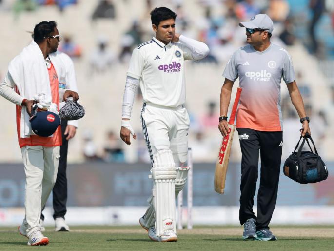 IND vs SA 1st Test Shubman Gill Retires Hurt After Freak Neck Injury At Eden Gardens Fitness Doubt Looms BCCI Given Update | Shubman Gill Injury Update : शुभमन गिलनं मैदान सोडलं! पंत झाला कॅप्टन, नेमकं काय घडलं?