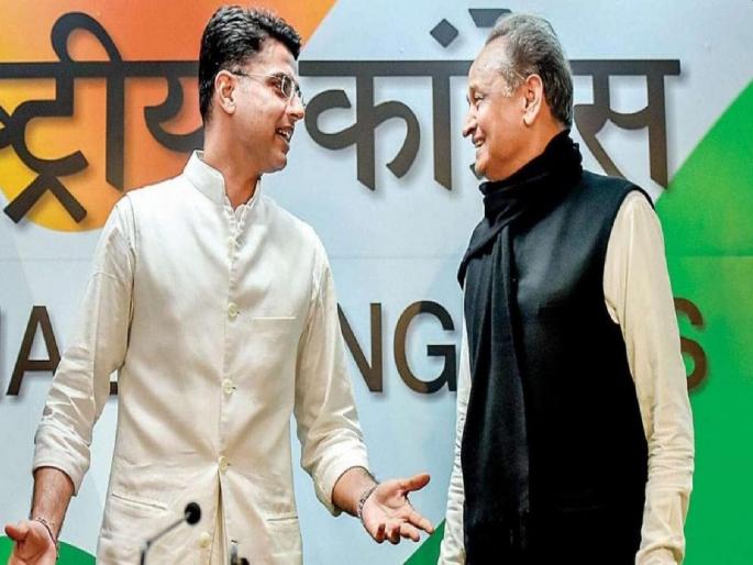 Crisis on Congress government again in Rajasthan ?; Sachin Pilot supporters Demand cabinet expand | काँग्रेस सरकारवर पुन्हा संकट?; सचिन पायलट समर्थकांमुळे मुख्यमंत्र्यांची डोकेदुखी वाढली