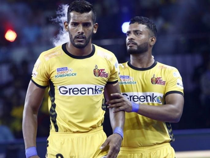 'Baahubali' Siddhartha hits Haryana, a brilliant victory for the Telugu Titans | ‘बाहुबली’ सिद्धार्थचा हरियाणाला दणका, तेलगू टायटन्सचा शानदार विजय 'Baahubali' Siddhartha hits Haryana, a brilliant victory for the Telugu Titans | ‘बाहुबली’ सिद्धार्थचा हरियाणाला दणका, तेलगू टायटन्सचा शानदार विजय