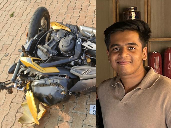 The greeting was missed and Siddhesh was killed by Redekar right there | Kolhapur- Bike rider accident: नमस्कार चुकला अन् तिथेच सिद्धेशचा घात झाला