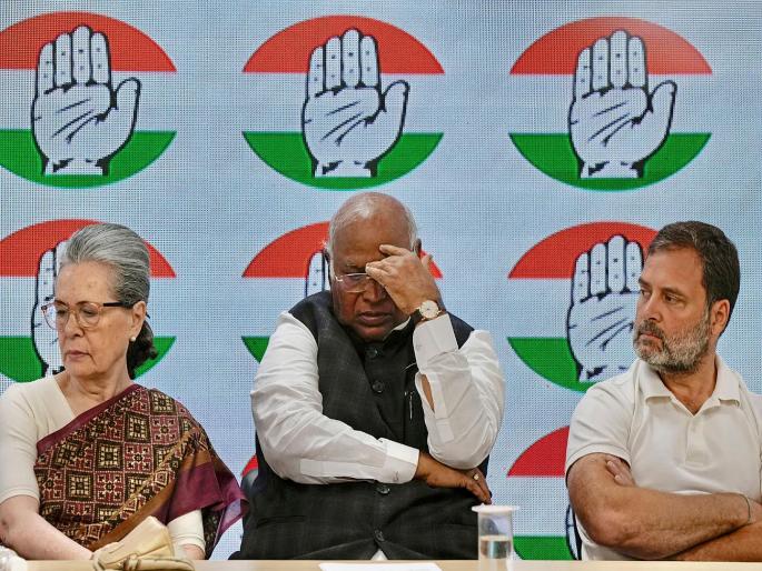 Special Article - For the first time in the Lok Sabha elections, Congress is contesting less than 330 seats, it is impossible to get elected on its own | ना नेता, ना नीती, ना नारा! काँग्रेसचा नन्नाचा पाढा?; स्वबळावर बहुमत मिळवणं अशक्य Special Article - For the first time in the Lok Sabha elections, Congress is contesting less than 330 seats, it is impossible to get elected on its own | ना नेता, ना नीती, ना नारा! काँग्रेसचा नन्नाचा पाढा?; स्वबळावर बहुमत मिळवणं अशक्य