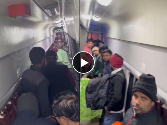 Viral shocking video of ticketless traveller in 1st ac coach in indian railway video goes viral on social media | रेल्वे प्रशासनाच्या मोहिमेचे तीन-तेरा... एसी कोचमध्ये फुकटात प्रवास करणाऱ्यांचा सुळसुळाट! पाहा 'Video' Viral shocking video of ticketless traveller in 1st ac coach in indian railway video goes viral on social media | रेल्वे प्रशासनाच्या मोहिमेचे तीन-तेरा... एसी कोचमध्ये फुकटात प्रवास करणाऱ्यांचा सुळसुळाट! पाहा 'Video'