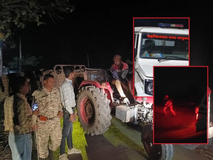 In Sillod Sand smugglers launch deadly attack on revenue team; seize tractor, attempt to set jeep on fire | वाळू तस्करांचा महसूल पथकावर जीवघेणा हल्ला; जप्त ट्रॅक्टर पळवले, जीप पेटवून देण्याचा प्रयत्न In Sillod Sand smugglers launch deadly attack on revenue team; seize tractor, attempt to set jeep on fire | वाळू तस्करांचा महसूल पथकावर जीवघेणा हल्ला; जप्त ट्रॅक्टर पळवले, जीप पेटवून देण्याचा प्रयत्न