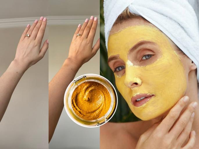 simple home hacks to remove tanning and dead skin, how to get rid of tanned skin, how to make turmeric mask for removing dead skin | एक चमचा हळद ‘अशी’ चेहऱ्यावर चोळा-१५ मिनिटांत काळवंडलेला-रापलेला चेहरा दिसेल तेजस्वी