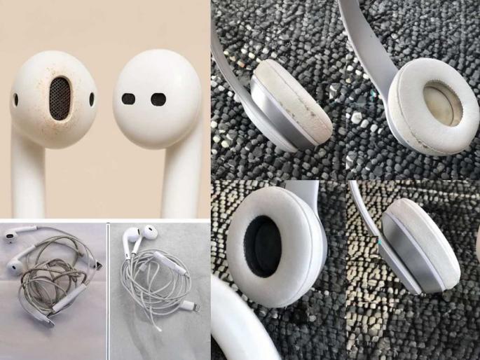 simple tips and tricks to clean dirty ear phone, head phone and charging wire  | पांढऱ्या रंगाचे इअर बड्स काळे कळकट्ट दिसतात, पाहा २ उपाय- नव्यासारखे स्वच्छ दिसतील simple tips and tricks to clean dirty ear phone, head phone and charging wire  | पांढऱ्या रंगाचे इअर बड्स काळे कळकट्ट दिसतात, पाहा २ उपाय- नव्यासारखे स्वच्छ दिसतील