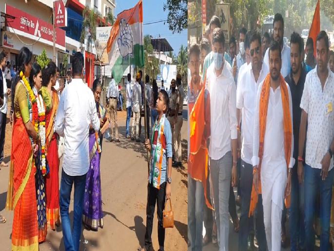 In Sindhudurg district, two Nagar Panchayats belong to BJP, one to Sena and one to NCP | सिंधुदुर्ग जिल्ह्यात दोन नगरपंचायत भाजपकडे, एक सेना राष्ट्रवादीकडे, एक त्रिशंकू