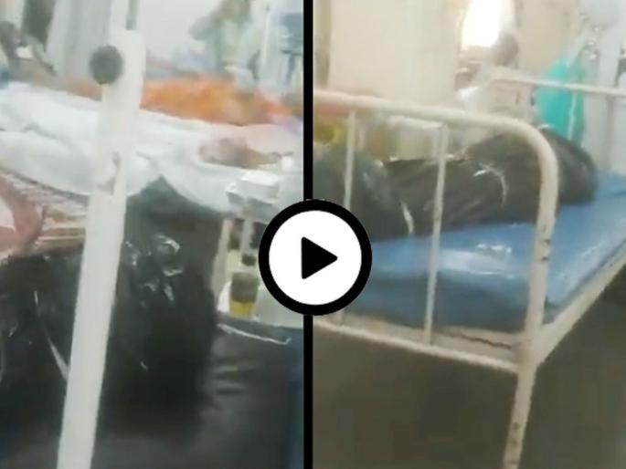 CoronaVirus marathi News Video shows patients sleeping with the dead in sion hospital kkg | CoronaVirus in Mumbai: सायन हॉस्पिटलमध्ये मृतदेह आणि कोरोना पेशंट एकाच ठिकाणी, व्हिडीओ व्हायरल CoronaVirus marathi News Video shows patients sleeping with the dead in sion hospital kkg | CoronaVirus in Mumbai: सायन हॉस्पिटलमध्ये मृतदेह आणि कोरोना पेशंट एकाच ठिकाणी, व्हिडीओ व्हायरल