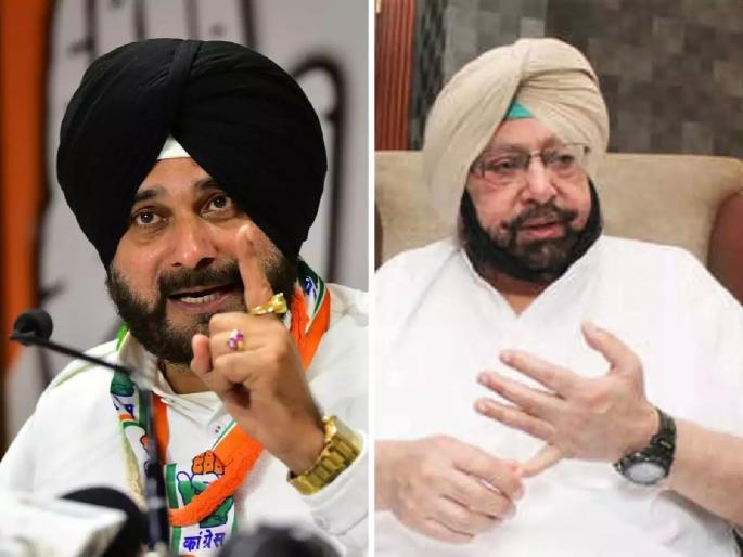Navjyot Singh Clean Bold By Sidhu! He could not become a 'captain' like Amarinder Singh | नवज्योतसिंग क्लीन बोल्ड बाय सिद्धू; अमरिंदरसिंगांसारखा ‘कॅप्टन’ बनू शकला नाही. ठोको ताली! 