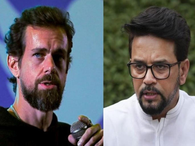 Foreign powers active to destabilise, defame India: Anurag Thakur's attack on Jack Dorsey | '...तेव्हा अनेक विदेशी शक्ती जाग्या होतात'; जॅक डॉर्सी यांच्यावर अनुराग ठाकूर यांचा निशाणा Foreign powers active to destabilise, defame India: Anurag Thakur's attack on Jack Dorsey | '...तेव्हा अनेक विदेशी शक्ती जाग्या होतात'; जॅक डॉर्सी यांच्यावर अनुराग ठाकूर यांचा निशाणा