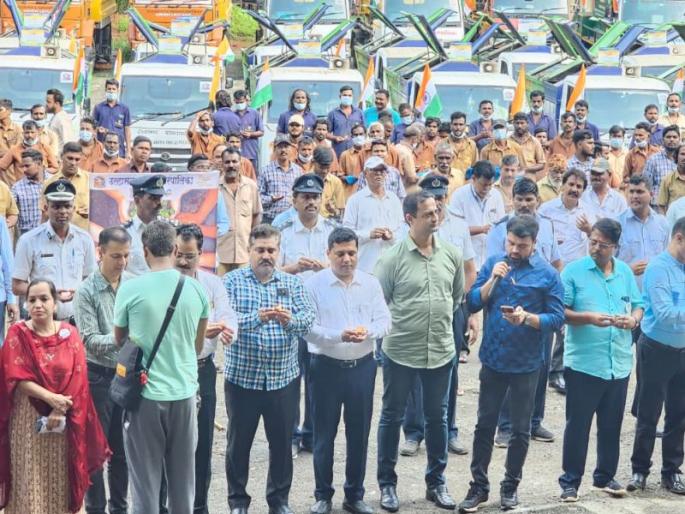 Panchpran Oath under Maja Mati, Maja Desh initiative of Ulhasnagar Municipal Corporation | उल्हासनगर महापालिकेच्या माझी माती, माझा देश उपक्रम अंतर्गत पंचप्रण शपथ Panchpran Oath under Maja Mati, Maja Desh initiative of Ulhasnagar Municipal Corporation | उल्हासनगर महापालिकेच्या माझी माती, माझा देश उपक्रम अंतर्गत पंचप्रण शपथ