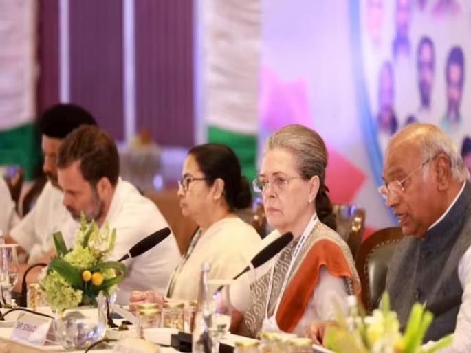 INDIA Opposition Alliance logo unveiled in Mumbai; All will be welcomed in Maharashtrian style | 'इंडिया' आघाडीच्या लोगोचं मुंबईत अनावरण; सर्वांचं महाराष्ट्रीयन पद्धतीने स्वागत करणार