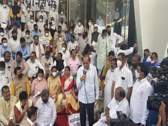 Maharashtra Vidhan Sabha Adhiveshan Live: Radhakrishna Vikhe Patil Target State government | “खोटारड्या तालिका अध्यक्षांचा धिक्कार; लोकशाहीच्या मंदिरात विरोधकांची मुस्कटदाबी केली जातेय”