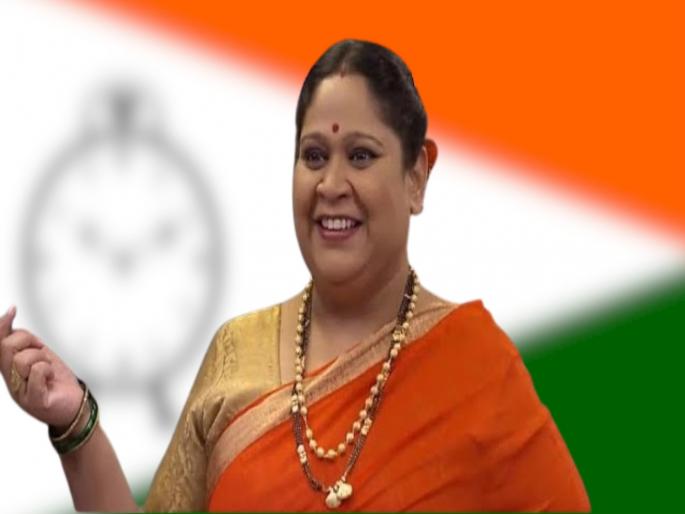 Actress Nilu Phule's daughter Gargi Phule joined NCP in the presence of Ajit Pawar | ...म्हणून मी राष्ट्रवादीत प्रवेश केला; निळू फुलेंची लेक गार्गी फुलेंनी हाती बांधलं घड्याळ Actress Nilu Phule's daughter Gargi Phule joined NCP in the presence of Ajit Pawar | ...म्हणून मी राष्ट्रवादीत प्रवेश केला; निळू फुलेंची लेक गार्गी फुलेंनी हाती बांधलं घड्याळ