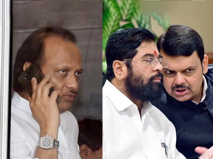 Leader of Opposition Ajit Pawar targeted CM Eknath Shinde and Deputy CM Devendra Fadnavis | 'दादा, काळजी करू नका'; अजित पवारांनी सांगितला शिंदे-फडणवीसांसोबतचा कॉलचा किस्सा