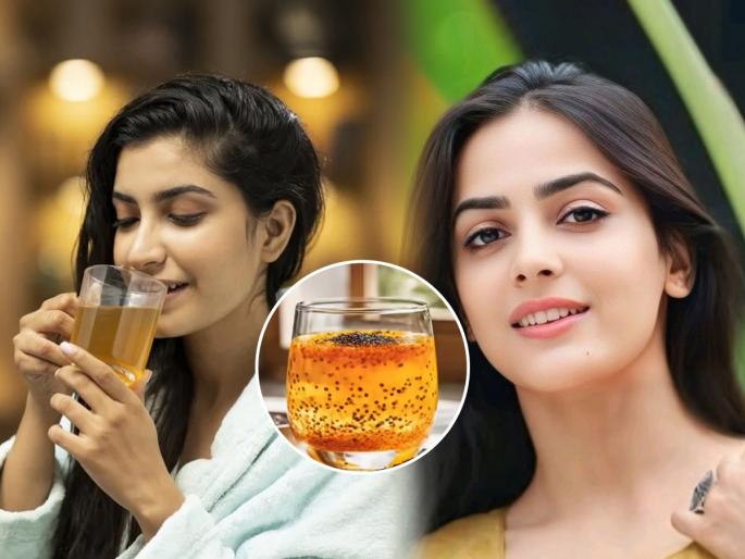 Does your face look aged even in your youth Lemon water for glowing skin Natural drink for skin glow | ऐन तारुण्यात चेहरा म्हातारा दिसतो? लिंबू पाण्यात ३ गोष्टी मिसळून प्या, त्वचेवर येईल काचेसारखा ग्लो..