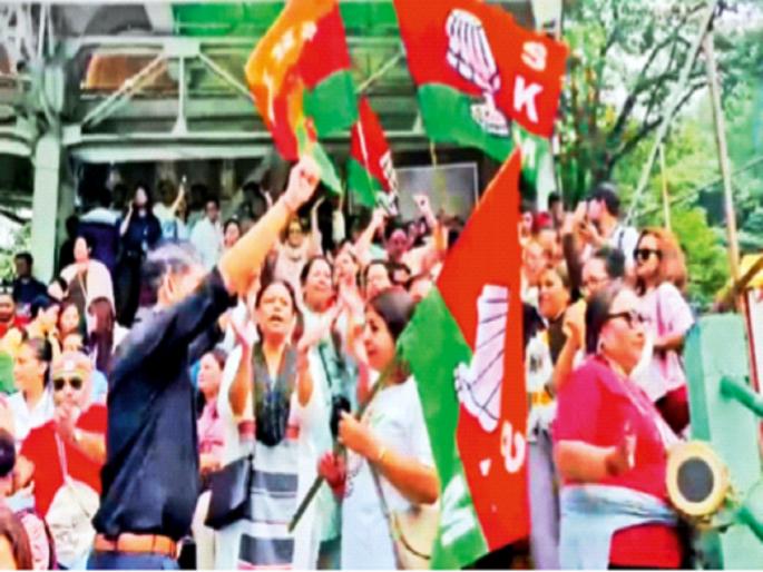BJP in Arunachal; Sikkim 'SKM' only; Assembly elections in two states | अरुणाचलमध्ये भाजपच; सिक्कीम ‘एसकेएम’चेच; दोन राज्यांमधील विधानसभा निवडणूक BJP in Arunachal; Sikkim 'SKM' only; Assembly elections in two states | अरुणाचलमध्ये भाजपच; सिक्कीम ‘एसकेएम’चेच; दोन राज्यांमधील विधानसभा निवडणूक