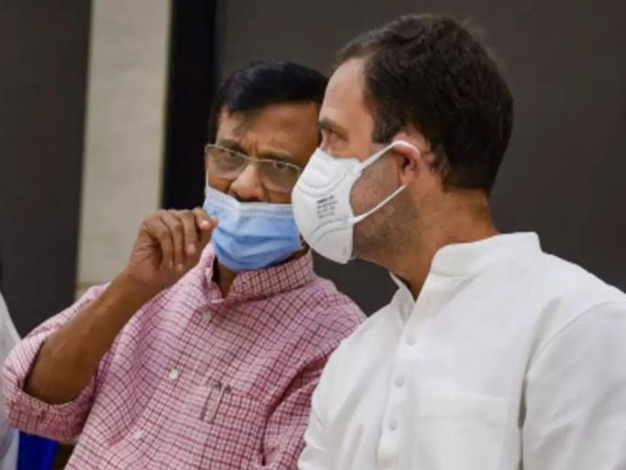 What happened in the 110 minute meeting between Congress Rahul Gandhi and Shivsena Sanjay Raut? | राजकारणाचं वारं बदललं; राहुल गांधी आणि संजय राऊतांच्या ११० मिनिटं बैठकीत काय घडलं? What happened in the 110 minute meeting between Congress Rahul Gandhi and Shivsena Sanjay Raut? | राजकारणाचं वारं बदललं; राहुल गांधी आणि संजय राऊतांच्या ११० मिनिटं बैठकीत काय घडलं?