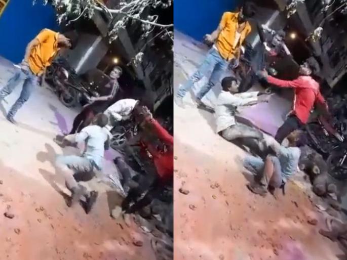 after drinking alcohol younger man stabbed himself within the chest whereas dancing in Holi | Video: दारूच्या नशेत युवकाचं भान हरपलं, स्वत:च्या छातीवरच चाकू मारल्यानं मृत्यू after drinking alcohol younger man stabbed himself within the chest whereas dancing in Holi | Video: दारूच्या नशेत युवकाचं भान हरपलं, स्वत:च्या छातीवरच चाकू मारल्यानं मृत्यू