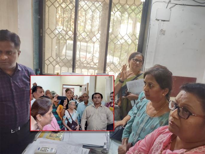 Citizens Morcha at MIDC office for water | पाण्यासाठी MIDC कार्यालयावर नागरिकांची धडक; अधिकाऱ्यांना विचारला जाब Citizens Morcha at MIDC office for water | पाण्यासाठी MIDC कार्यालयावर नागरिकांची धडक; अधिकाऱ्यांना विचारला जाब