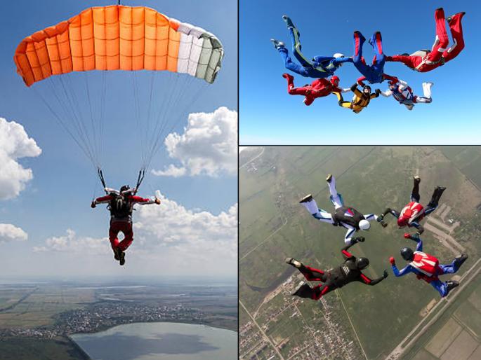 indias most famous places for skydiving | स्काय डायविंगचा थरार अनुभवण्यासाठी भारतातील 'ही' ठिकाणं प्रसिद्ध!