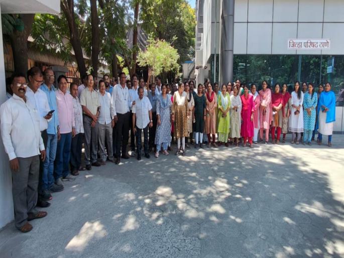 water shortage in thane zilla parishad office anger among employees | ठाणे जिल्हा परिषद कार्यालयात पाण्याची टंचाई; कर्मचाऱ्यांमध्ये संताप! water shortage in thane zilla parishad office anger among employees | ठाणे जिल्हा परिषद कार्यालयात पाण्याची टंचाई; कर्मचाऱ्यांमध्ये संताप!