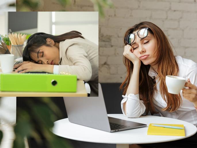 Constant feeling sleepy while working in the office, 5 easy remedies for avoid sleepiness while working | ऑफिसमध्ये काम करताना सतत जांभया येतात, झोप येते? आळस आणि झोप पळवण्याचे 5 उपाय