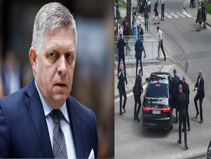 Slovakia PM Robert Fico injured in shooting, suspect detained | स्लोव्हाकियाचे पंतप्रधान रॉबर्ट फिको यांच्यावर प्राणघातक हल्ला, रुग्णालयात दाखल Slovakia PM Robert Fico injured in shooting, suspect detained | स्लोव्हाकियाचे पंतप्रधान रॉबर्ट फिको यांच्यावर प्राणघातक हल्ला, रुग्णालयात दाखल