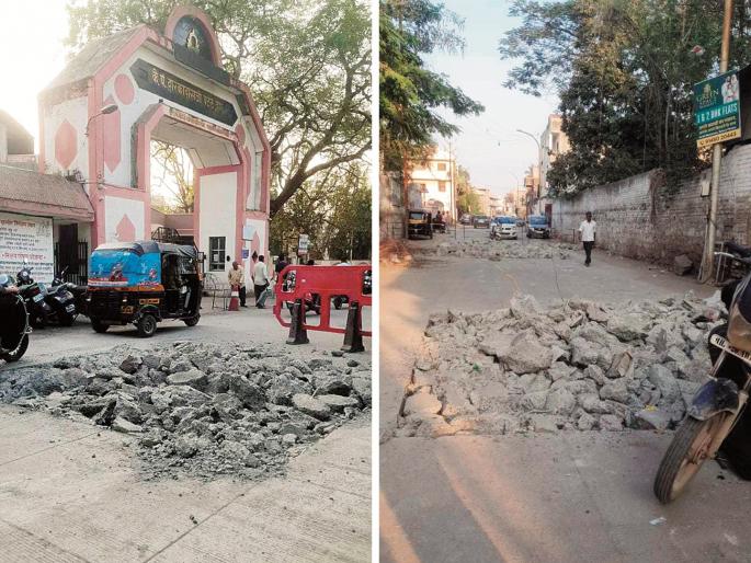 Surface is bad, break the road! Smart City administration orders contractor | नवीन रस्त्याचा सरफेस खराब, रोड फोडा, पुन्हा करा; स्मार्ट सिटी प्रशासनाचे कंत्राटदाराला आदेश Surface is bad, break the road! Smart City administration orders contractor | नवीन रस्त्याचा सरफेस खराब, रोड फोडा, पुन्हा करा; स्मार्ट सिटी प्रशासनाचे कंत्राटदाराला आदेश