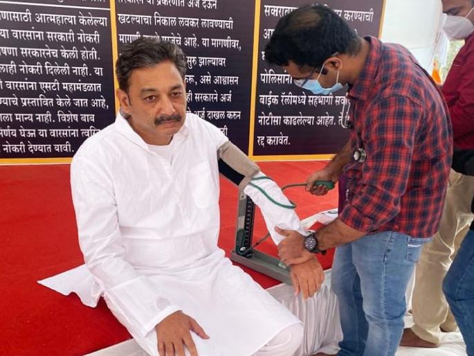 If Sambhaji Raje life is in danger, Maharashtra will burn, the sentiments of the entire Maratha community are intense | संभाजीराजेंच्या जिवाला धोका झाल्यास महाराष्ट्र पेटेल, सकल मराठा समाजाच्या भावना तीव्र If Sambhaji Raje life is in danger, Maharashtra will burn, the sentiments of the entire Maratha community are intense | संभाजीराजेंच्या जिवाला धोका झाल्यास महाराष्ट्र पेटेल, सकल मराठा समाजाच्या भावना तीव्र