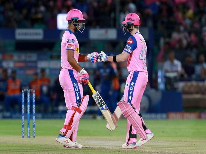 IPL 2019 RR vs MI: Rajasthan Royals won by 5 wickets against Mumbai Indians | IPL 2019 RR vs MI: कर्णधार बदलल्यानं राजस्थानचं नशीब पालटलं, मुंबई इंडियन्सवर मात