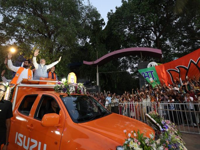loksabha Election - Narendra Modi road show dangerous for Mahayuti candidates; Sharad Pawar NCP claim | मोदींचा रोड शो महायुतीच्या उमेदवारांसाठी धोकादायक; शरद पवारांच्या NCP चा दावा loksabha Election - Narendra Modi road show dangerous for Mahayuti candidates; Sharad Pawar NCP claim | मोदींचा रोड शो महायुतीच्या उमेदवारांसाठी धोकादायक; शरद पवारांच्या NCP चा दावा