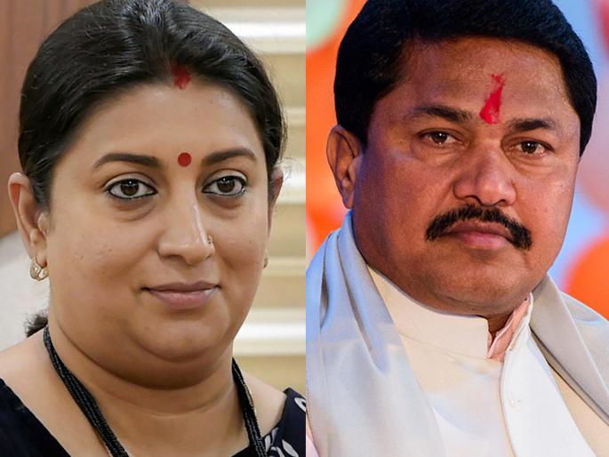 Lok Sabha Election 2019: Jaydeep Kawade objectionable statement against Smriti Irani in nana patole's rally | स्मृती इराणींबद्दल आक्षेपार्ह विधान करणाऱ्या आमदारपुत्राला नाना पटोलेंची शाबासकी! Lok Sabha Election 2019: Jaydeep Kawade objectionable statement against Smriti Irani in nana patole's rally | स्मृती इराणींबद्दल आक्षेपार्ह विधान करणाऱ्या आमदारपुत्राला नाना पटोलेंची शाबासकी!