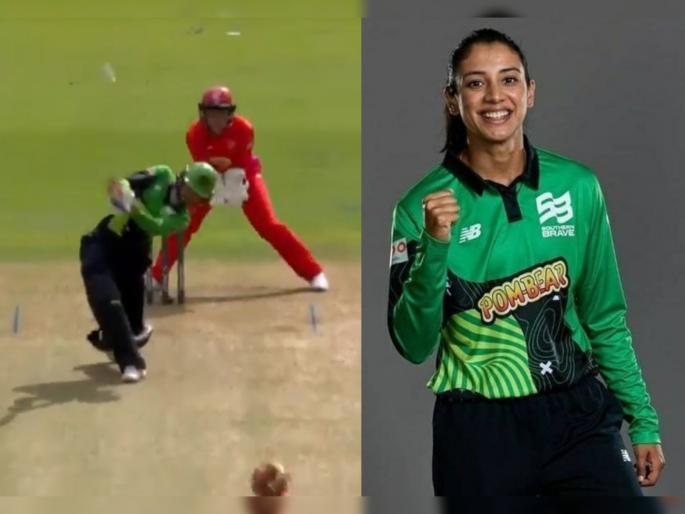 The Hundred : Smriti Mandhana maiden half-century, 61 not out in just 39 balls, Southern Brave won by 8 wickets | The Hundred : स्मृती मानधनाची सुसाट फटकेबाजी, 61 धावांच्या खेळीत 8 चेंडूंत चोपल्या 38 धावा, Video