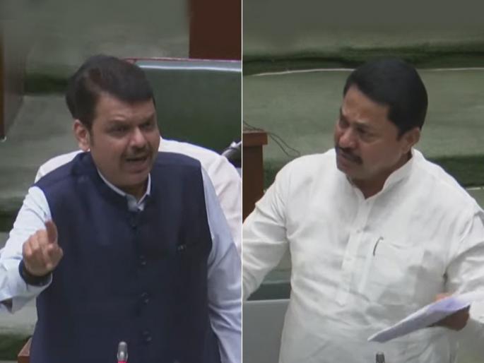 Clash between Congress's Nana Patole and Devendra Fadnavis in Legislative Assembly over Kasba by-election result | कसबा निकाल अन् विधानसभेत फटकेबाजी; नाना पटोलेंना देवेंद्र फडणवीसांचा खोचक चिमटा Clash between Congress's Nana Patole and Devendra Fadnavis in Legislative Assembly over Kasba by-election result | कसबा निकाल अन् विधानसभेत फटकेबाजी; नाना पटोलेंना देवेंद्र फडणवीसांचा खोचक चिमटा