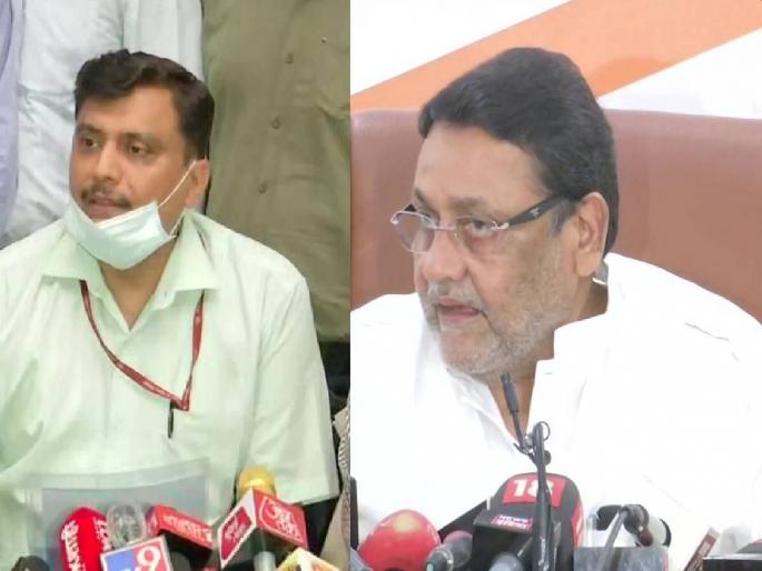 Mumbai Cruise Rave Party: NCB-NCP Nawab malik clash over high profile drugs party | Mumbai Cruise Rave Party: हायप्रोफाइल ड्रग्ज पार्टीवरून NCB-NCP यांच्यात जुंपली Mumbai Cruise Rave Party: NCB-NCP Nawab malik clash over high profile drugs party | Mumbai Cruise Rave Party: हायप्रोफाइल ड्रग्ज पार्टीवरून NCB-NCP यांच्यात जुंपली