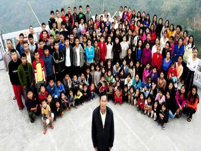Ziona Chana Husband Of 38 Wives And Father Of 89 Children Died Chief Minister Zoramthanga Tweeted | जगातील सर्वात मोठ्या कुटुंबावर कोसळला दु:खाचा डोंगर; ३८ पत्नी, ८९ मुलं असलेल्या व्यक्तीचं निधन Ziona Chana Husband Of 38 Wives And Father Of 89 Children Died Chief Minister Zoramthanga Tweeted | जगातील सर्वात मोठ्या कुटुंबावर कोसळला दु:खाचा डोंगर; ३८ पत्नी, ८९ मुलं असलेल्या व्यक्तीचं निधन