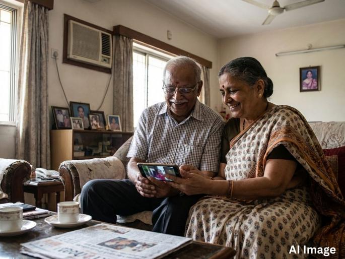 'How many hours do you watch screens every day?' Grandparents should also be asked this question | 'रोज किती तास स्क्रीन पाहता?' आजी-आजोबांनाही हा प्रश्न विचारायला हवा 'How many hours do you watch screens every day?' Grandparents should also be asked this question | 'रोज किती तास स्क्रीन पाहता?' आजी-आजोबांनाही हा प्रश्न विचारायला हवा
