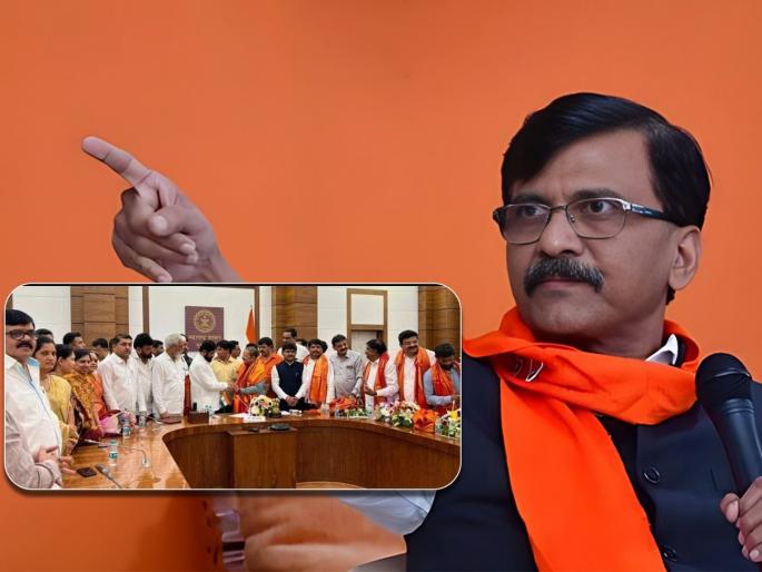 Shiv Sena MP Sanjay Raut's sensational allegations on who leaders was joined CM Eknath Shinde Faction | जे शिंदे गटात गेले ते...; शिवसेना खासदार संजय राऊत यांचा खळबळजनक आरोप