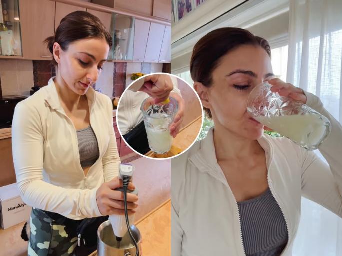 soha ali khan white pumpkin juice recipe soha ali khan morning drink secret | सोहा अली खान रोज सकाळी पिते ‘या’ भाजीचा रस, सांगते-तिच्या दिवसभर फिट राहण्याचं सोपं सिक्रेट...