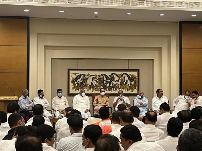 Rajya Sabha Election: Let's party after winning, says CM Uddhav Thackeray; What happened in the 50 minute meeting? | Rajya Sabha Election: जिंकल्यावर पार्टी करू, मुख्यमंत्र्यानी सांगितले; ५० मिनिटांच्या बैठकीत काय घडले?