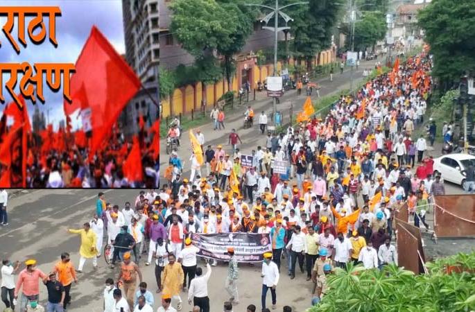 The sound of 'Ek Maratha ... Lakh Maratha' reverberated in Solapur | सोलापुरात पुन्हा एकदा घुमला ‘एक मराठा...लाख मराठा’चा आवाज