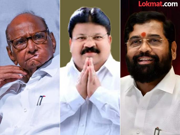 Shiv sena eknath Shinde gets a warm welcome from ncp Sharad Pawars MLA raju khare | शरद पवारांच्या आमदाराकडून शिंदेसेनेच्या मंत्र्याचे जंगी स्वागत; टीका होताच केला खुलासा, म्हणाले... Shiv sena eknath Shinde gets a warm welcome from ncp Sharad Pawars MLA raju khare | शरद पवारांच्या आमदाराकडून शिंदेसेनेच्या मंत्र्याचे जंगी स्वागत; टीका होताच केला खुलासा, म्हणाले...