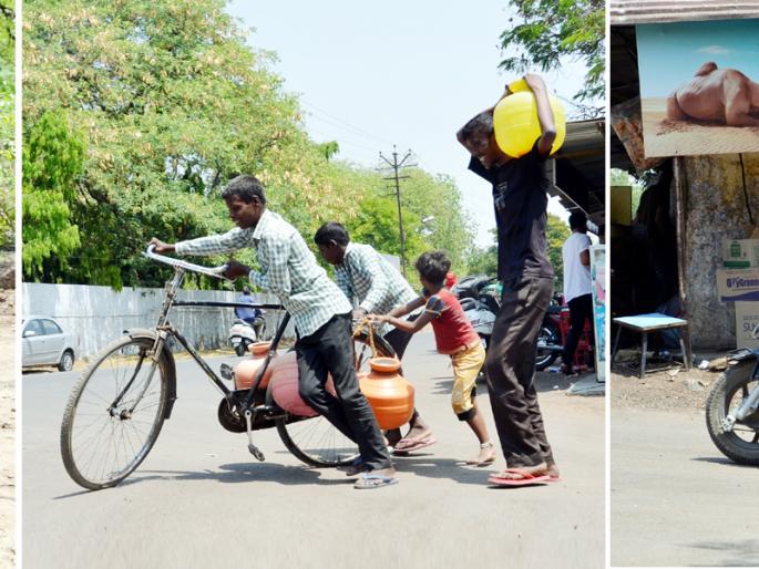 Solapur karahi direction for water! | पाण्यासाठी सोलापूरकरांच्या दाही दिशा ! Solapur karahi direction for water! | पाण्यासाठी सोलापूरकरांच्या दाही दिशा !