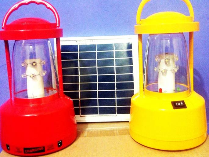 Provide solar lanterns instead of durables, basins, planks | टिकाव, खोरे, पाटीऐवजी सोलर कंदील द्या Provide solar lanterns instead of durables, basins, planks | टिकाव, खोरे, पाटीऐवजी सोलर कंदील द्या