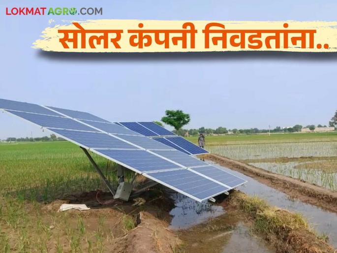 Latest News Solar Pump Vendor Don't forget these things while choosing solar pump vendor company Know in detail | Solar Pump Vendor : सोलर पंप कंपनी निवडतांना 'या' गोष्टी विसरू नका? जाणून घ्या सविस्तर  Latest News Solar Pump Vendor Don't forget these things while choosing solar pump vendor company Know in detail | Solar Pump Vendor : सोलर पंप कंपनी निवडतांना 'या' गोष्टी विसरू नका? जाणून घ्या सविस्तर