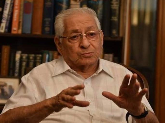 Former Attorney General for India and veteran jurist, Soli Sorabjee passed away due to corona | Soli Sorabjee: देशाचे माजी अॅटॉर्नी जनरल सोली सोराबजी यांचे कोरोनामुळे निधन Former Attorney General for India and veteran jurist, Soli Sorabjee passed away due to corona | Soli Sorabjee: देशाचे माजी अॅटॉर्नी जनरल सोली सोराबजी यांचे कोरोनामुळे निधन