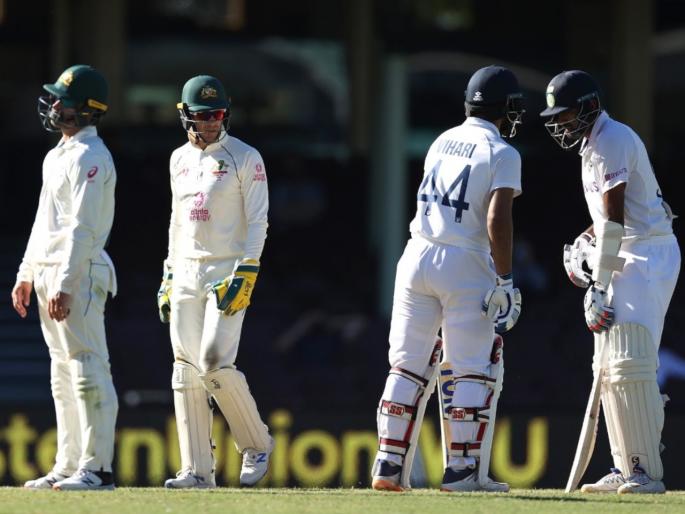 India vs Australia, 3rd Test Day 5 : R Ashwin and Hanuma Vihari bat through the session; the Test ends in a draw, History created in SCG | India vs Australia, 3rd Test : टीम इंडियाचा सॉलिड डिफेन्स, हनुमा विहारी-आर अश्विन जोडीनं ऑसींचा घाम काढला!